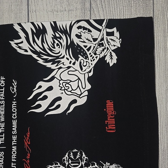 Civil Regime x Darc Sport Men's Roses from Concrete T-Shirt Size S NWOT - Picture 9 of 12